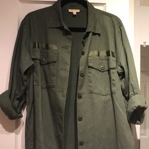 Silence + Noise Utility Shirt Jacket